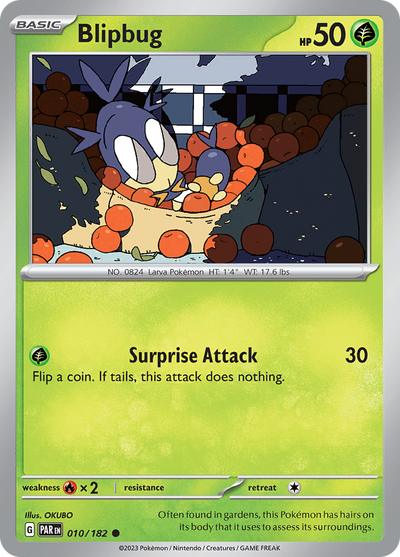 Blipbug (010/182) [Scarlet &amp; Violet: Paradox Rift] 