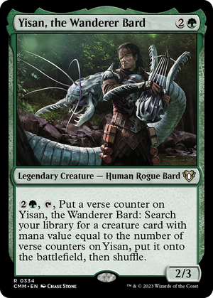 Yisan, the Wanderer Bard [Commander Masters] 