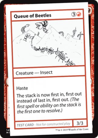 Queue of Beetles (2021 Edition) [Mystery Booster Playtest Cards] 