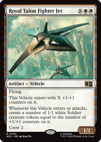 Royal Talon Fighter Jet (Surge Foil) [Marvel Super Heroes Commander]