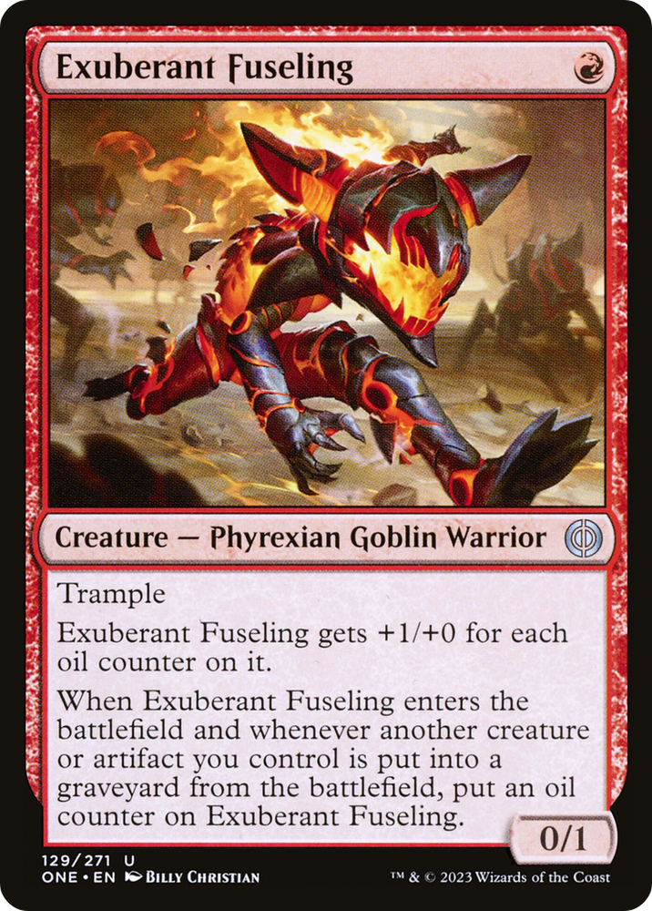 Exuberant Fuseling [Phyrexia: All Will Be One] 