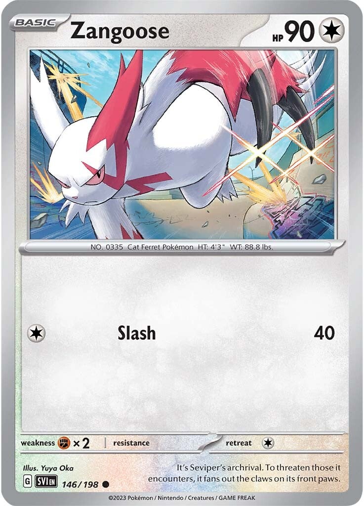 Zangoose (146/198) [Scarlet & Violet: Base Set] 