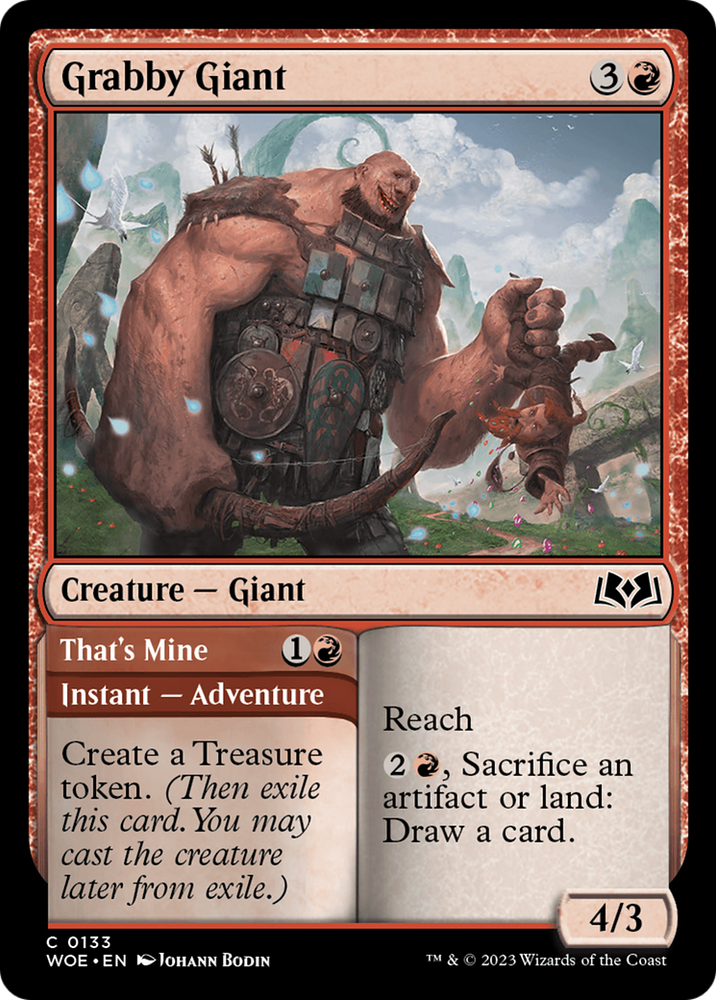 Grabby Giant // That's Mine [Wilds of Eldraine] 