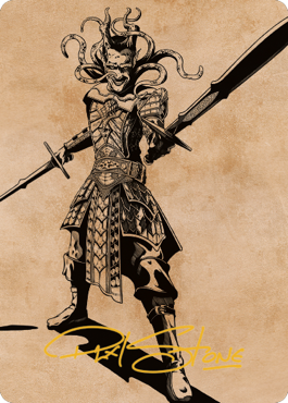 Zevlor, Elturel Exile Art Card (78) (Gold-Stamped Signature) [Commander Legends: Battle for Baldur's Gate Art Series] 