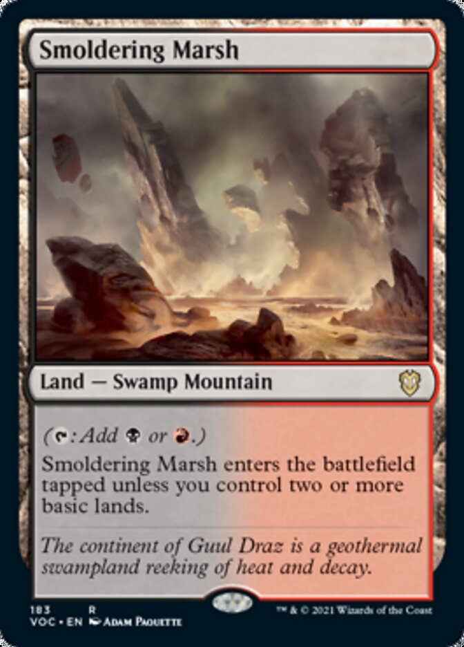 Smoldering Marsh [Innistrad: Crimson Vow Commander] 