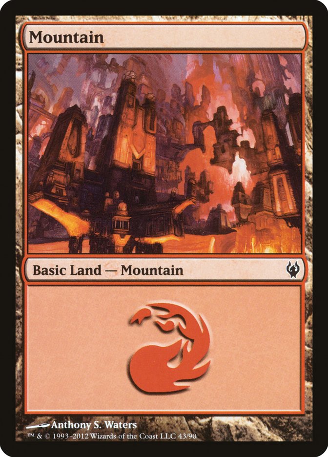 Mountain (43) [Duel Decks: Izzet vs. Golgari] 