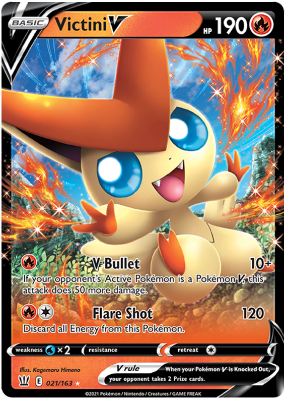 Victini V (021/163) [Sword &amp; Shield: Battle Styles] 