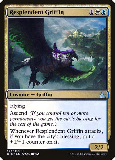 Resplendent Griffin [Rivals of Ixalan] 