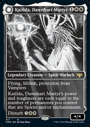 Katilda, Dawnhart Martyr // Katilda's Rising Dawn (Showcase Eternal Night) [Innistrad: Crimson Vow] 