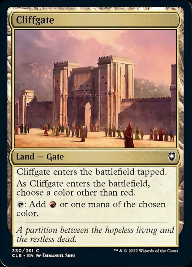 Cliffgate [Commander Legends: Battle for Baldur's Gate] 