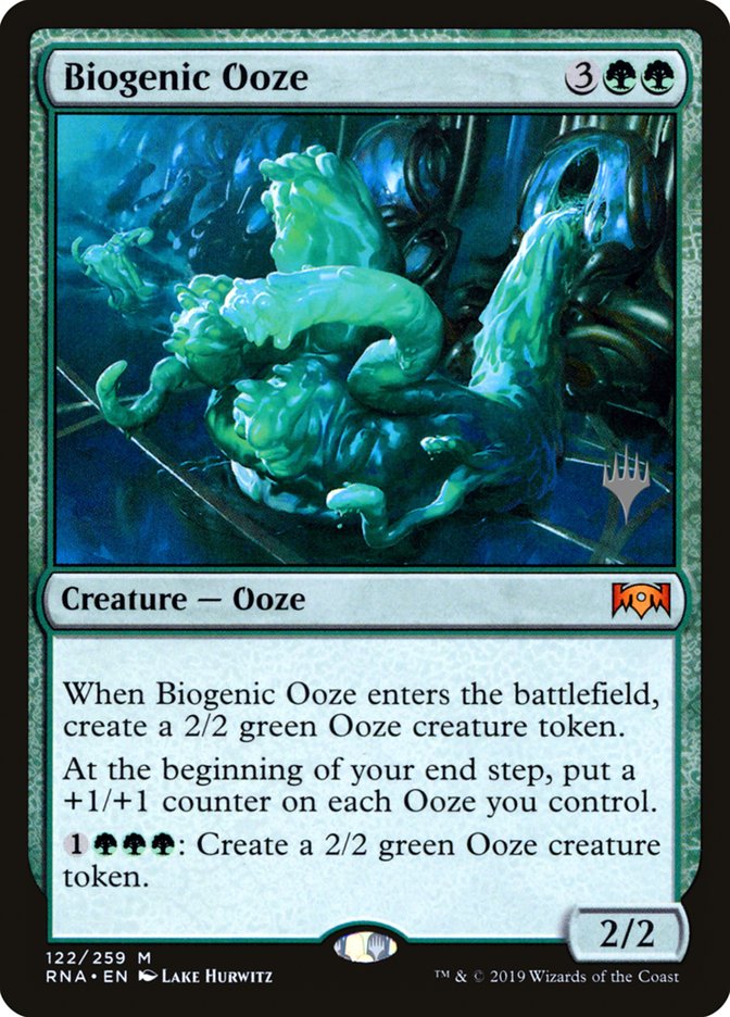 Biogenic Ooze (Promo Pack) [Ravnica Allegiance Promos] 