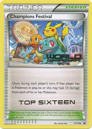 Champions Festival 2016 Top Sixteen (XY176) [XY: Black Star Promos] 