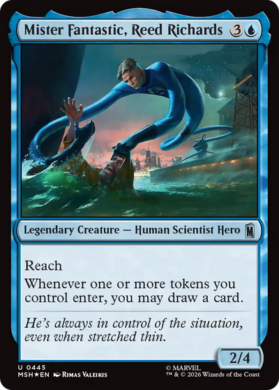 Mister Fantastic, Reed Richards (Surge Foil) [Marvel Super Heroes]