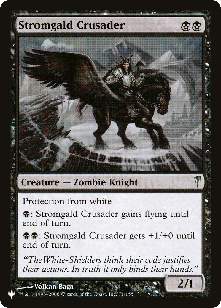 Stromgald Crusader [The List]