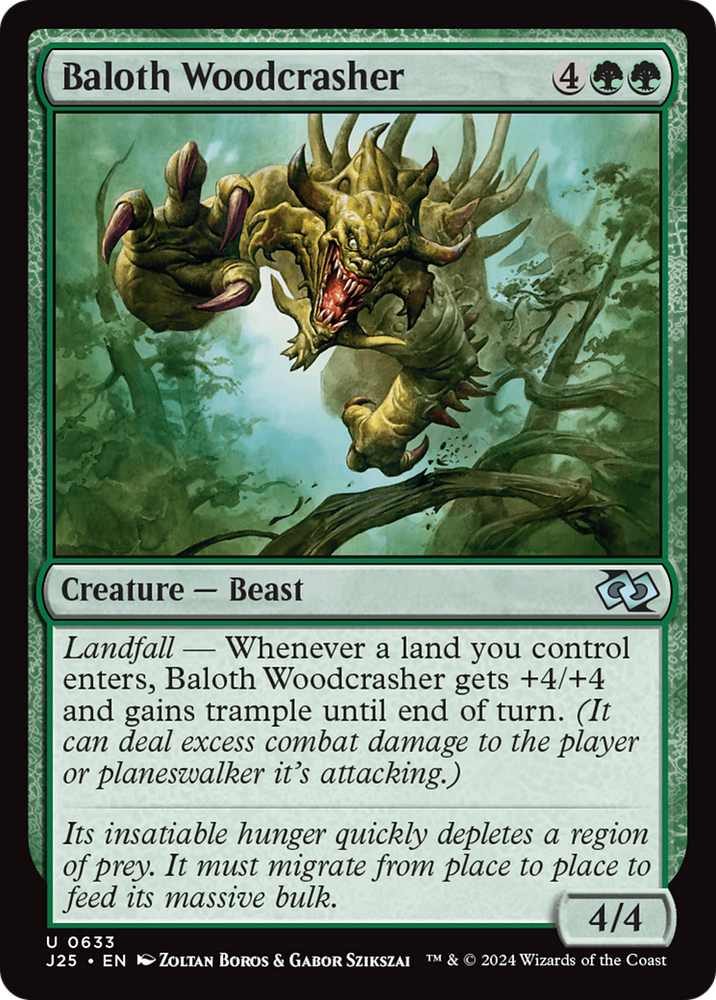 Baloth Woodcrasher [Foundations Jumpstart]