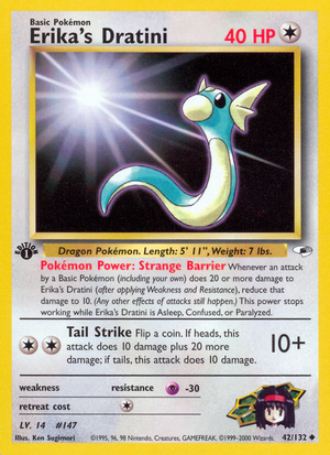 Erika's Dratini (42/132) [Gym Heroes 1st Edition] 