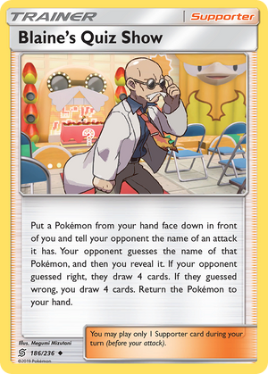 Blaine's Quiz Show (186/236) [Sun &amp; Moon: Unified Minds] 