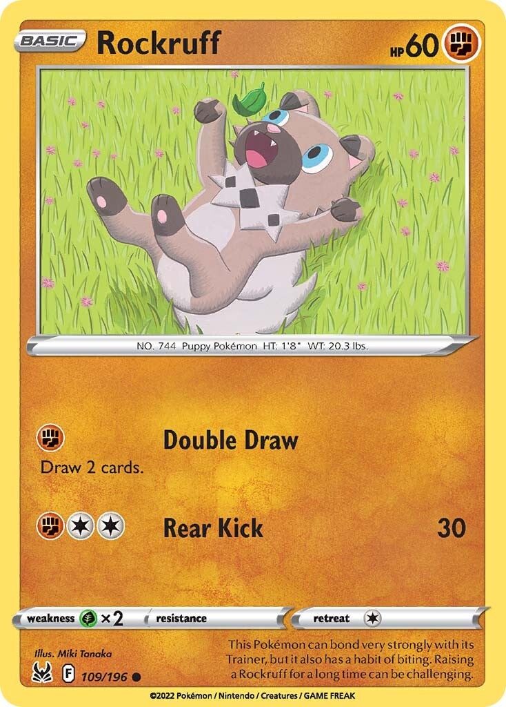 Rockruff (109/196) [Sword & Shield: Lost Origin] 