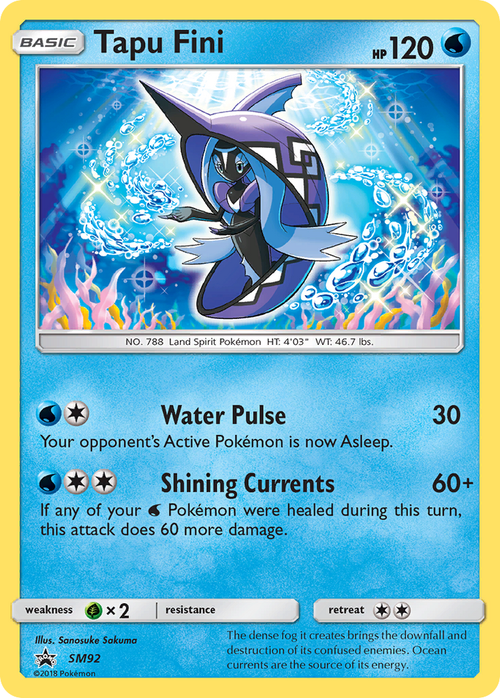 Tapu Fini (SM92) [Sun &amp; Moon: Black Star Promos] 