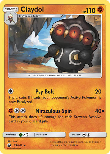 Claydol (79/168) [Sun &amp; Moon: Celestial Storm] 