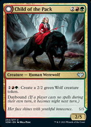 Child of the Pack // Savage Packmate [Innistrad: Crimson Vow] 