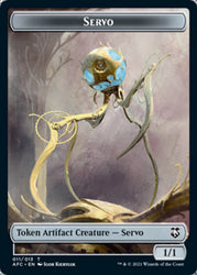 Servo // Treasure Double-Sided Token [Dungeons &amp; Dragons: Adventures in the Forgotten Realms Commander Tokens] 