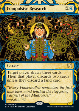 Compulsive Research (Foil Etched) [Strixhaven: School of Mages Mystical Archive] 