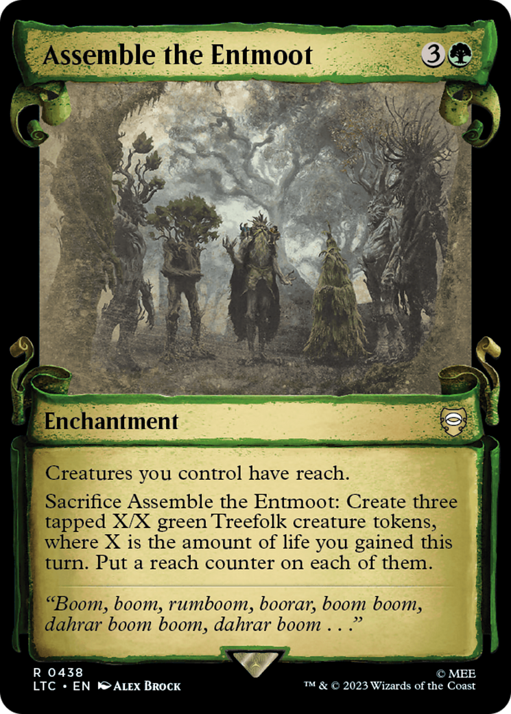 Assemble the Entmoot [The Lord of the Rings: Tales of Middle-Earth Commander Showcase Scrolls] 