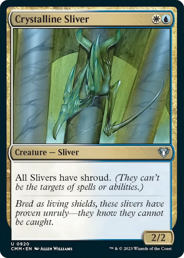 Crystalline Sliver [Commander Masters] 