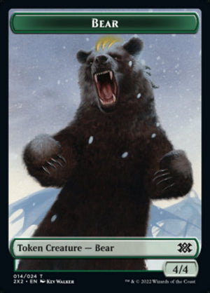Bear // Eldrazi Scion Double-Sided Token [Double Masters 2022 Tokens] 