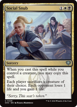 Social Snub [Secrets of Strixhaven]