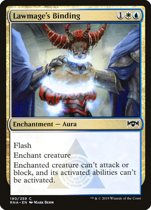 Lawmage's Binding [Ravnica Allegiance] 