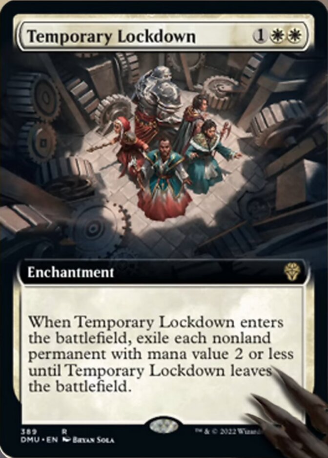 Temporary Lockdown (Extended Art) [Dominaria United] 