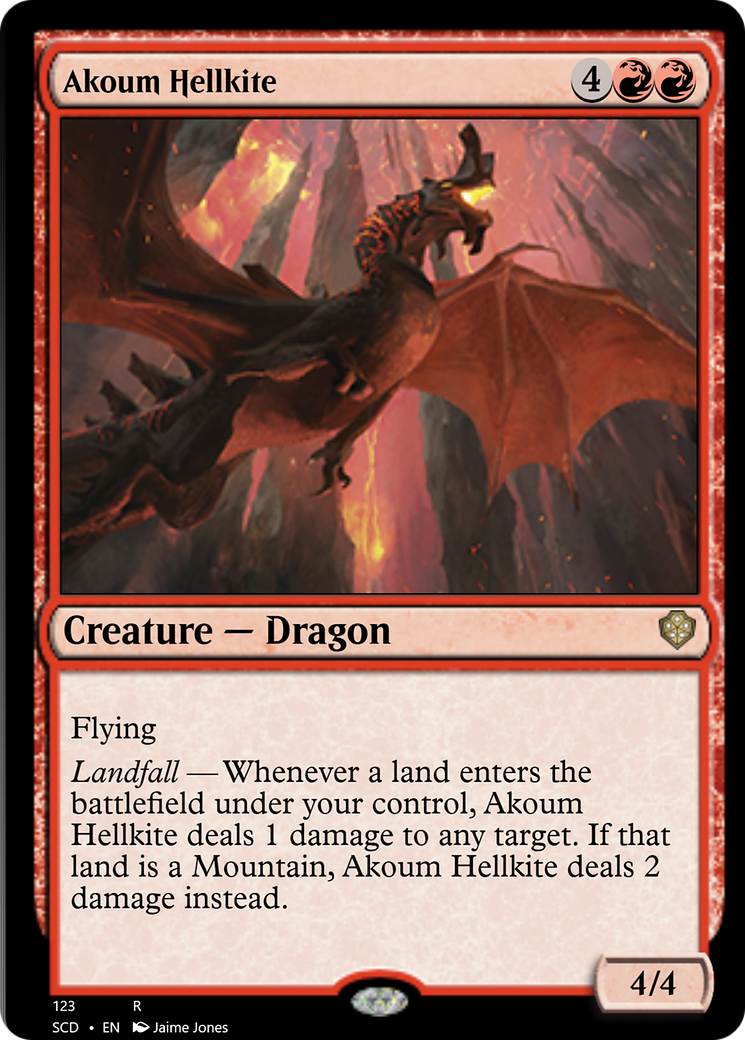 Akoum Hellkite [Starter Commander Decks] 