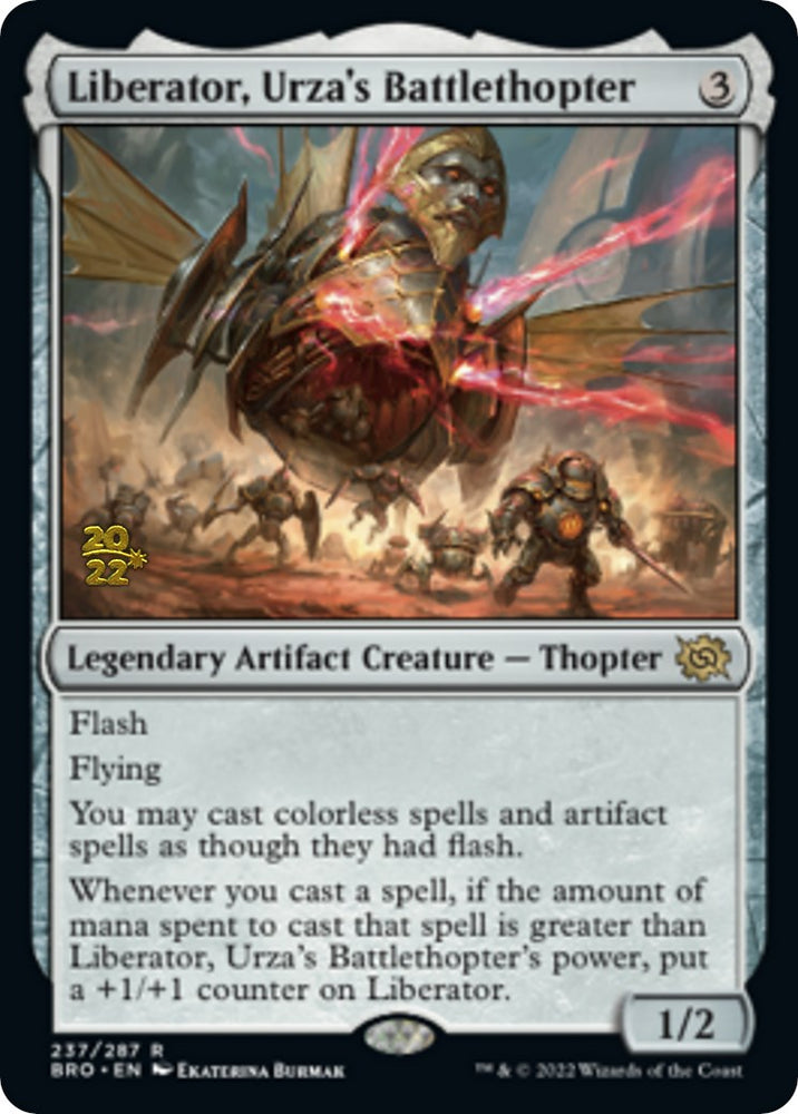 Liberator, Urza's Battlethopter [The Brothers' War Prerelease Promos] 