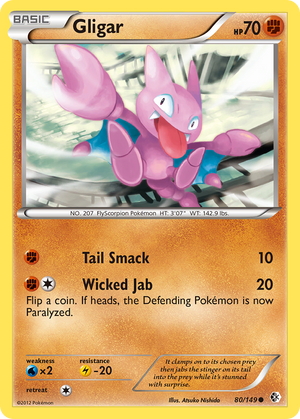 Gligar (80/149) [Black &amp; White: Boundaries Crossed] 