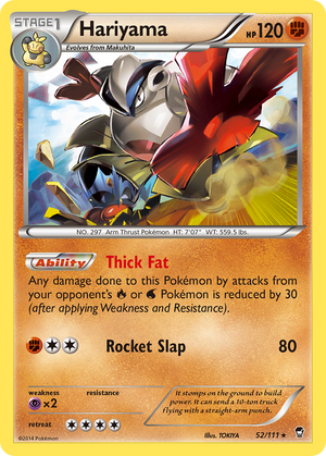 Hariyama (52/111) [XY: Furious Fists] 