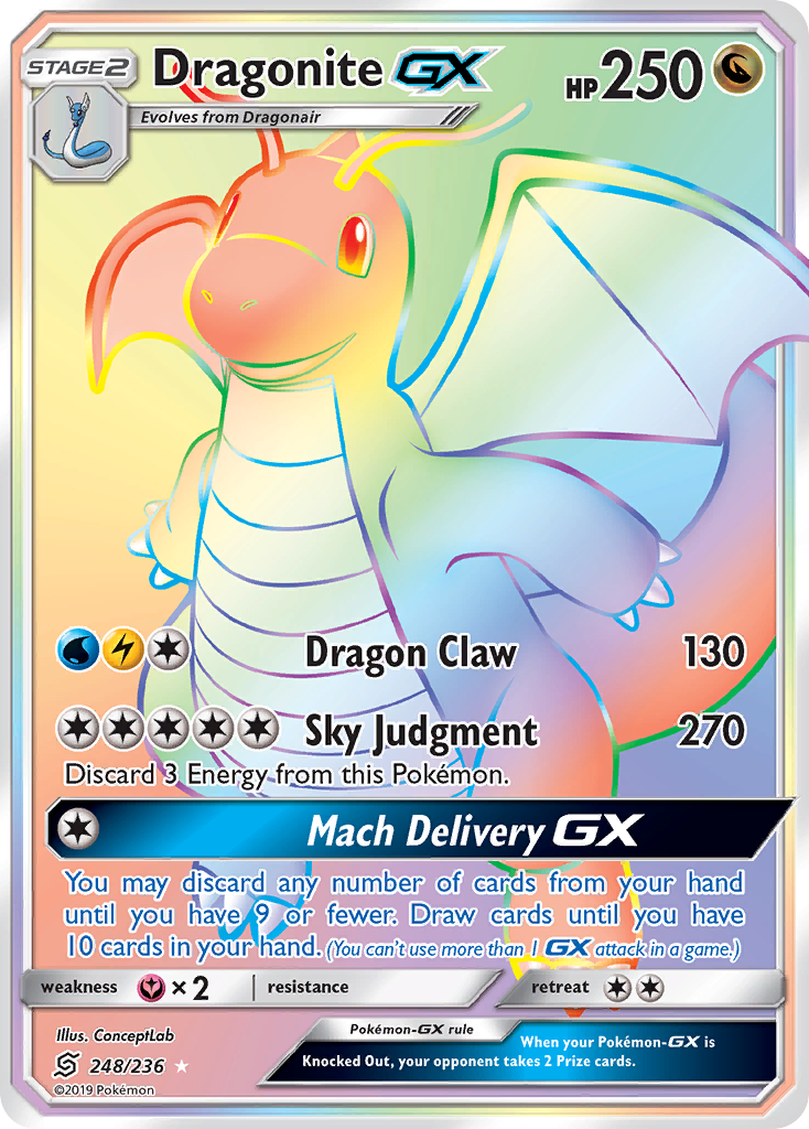 Dragonite GX (248/236) [Sun & Moon: Unified Minds]