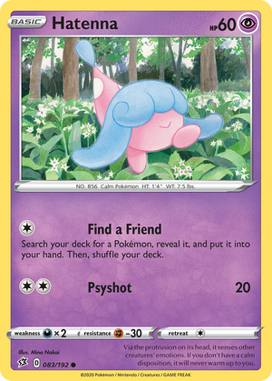 Hatenna (083/192) [Sword &amp; Shield: Rebel Clash] 