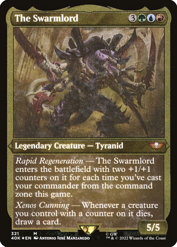 The Swarmlord (Display Commander) (Surge Foil) [Warhammer 40,000] 