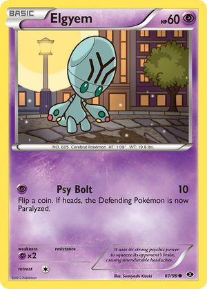 Elgyem (61/99) [Black &amp; White: Next Destinies] 