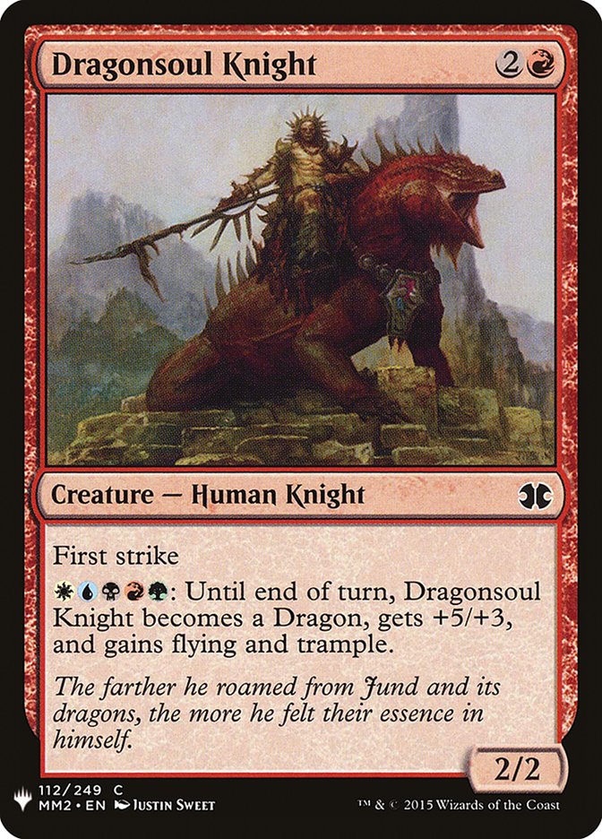 Dragonsoul Knight [Mystery Booster] 