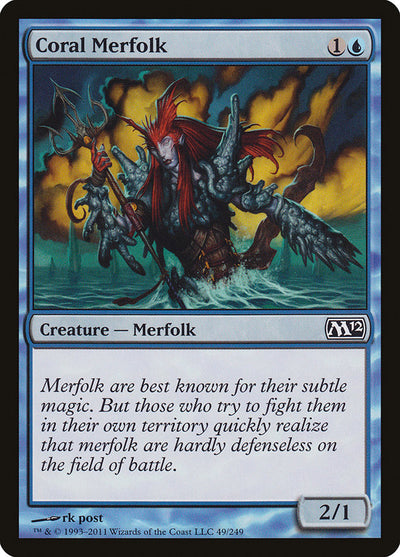 Coral Merfolk [Magic 2012] 