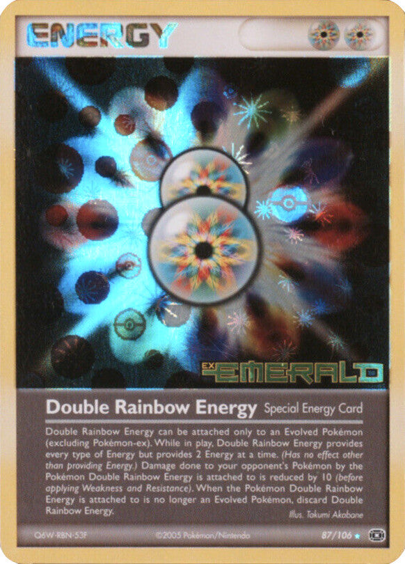 Double Rainbow Energy (87/106) (Stamped) [EX: Emerald] 