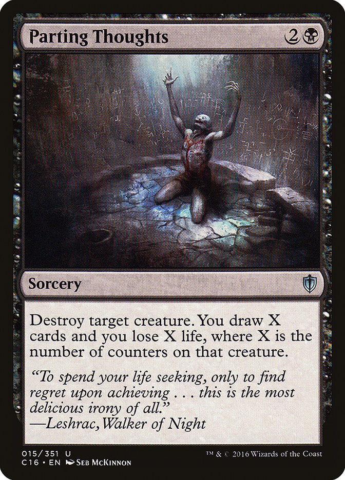Parting Thoughts [Order 2016] 