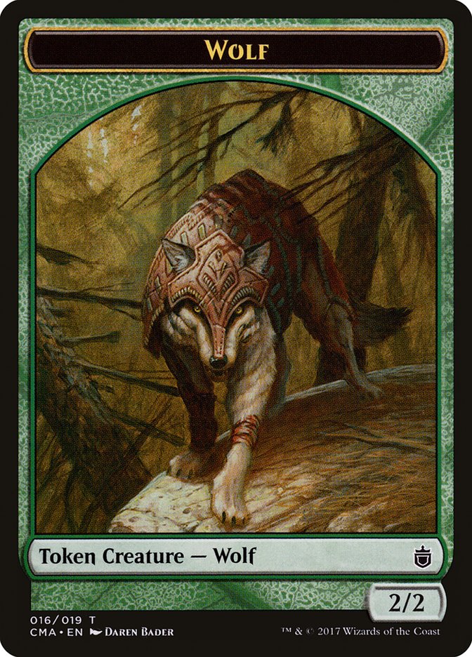 Wolf Token (016/019) [Order Anthology Tokens] 