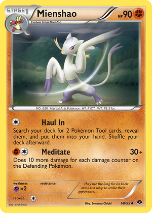 Mienshao (68/99) [Black &amp; White: Next Destinies] 