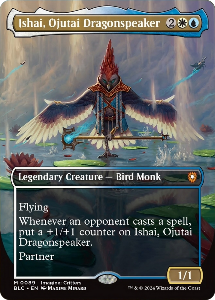 Ishai, Ojutai Dragonspeaker (Borderless) [Bloomburrow Commander] 