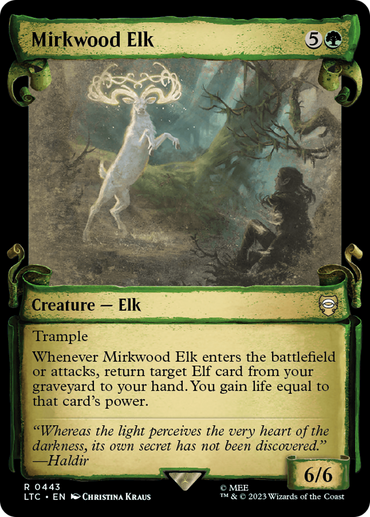 Mirkwood Elk [The Lord of the Rings: Tales of Middle-Earth Commander Showcase Scrolls] 