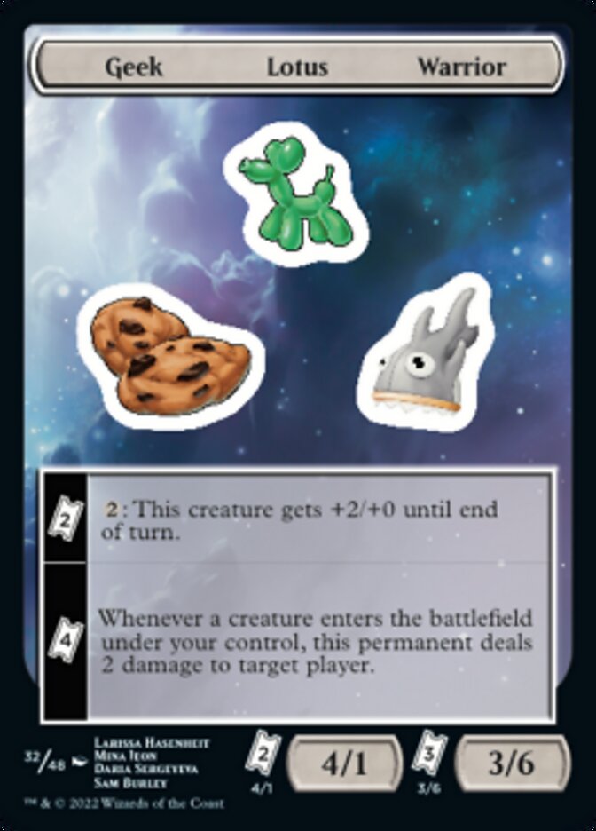 Geek Lotus Warrior [Unfinity Stickers] 